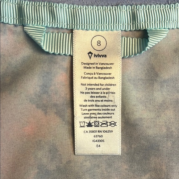 Ivivva Pink and Purple Tie-Dye Jacket and Skirt Set - Picture 4 of 10